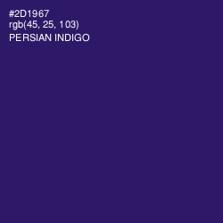 #2D1967 - Persian Indigo Color Image