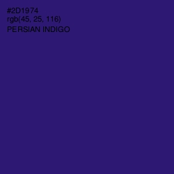 #2D1974 - Persian Indigo Color Image