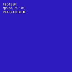 #2D1BBF - Persian Blue Color Image