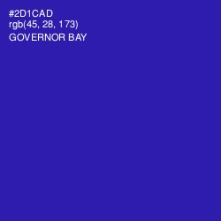 #2D1CAD - Governor Bay Color Image