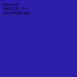 #2D1DAB - Governor Bay Color Image