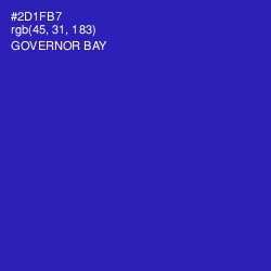 #2D1FB7 - Governor Bay Color Image