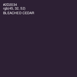 #2D2034 - Bleached Cedar Color Image