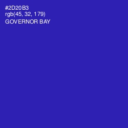 #2D20B3 - Governor Bay Color Image