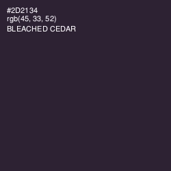 #2D2134 - Bleached Cedar Color Image