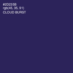 #2D235B - Cloud Burst Color Image