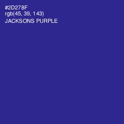 #2D278F - Jacksons Purple Color Image