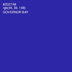 #2D27A8 - Governor Bay Color Image