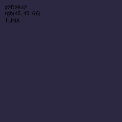 #2D2842 - Tuna Color Image