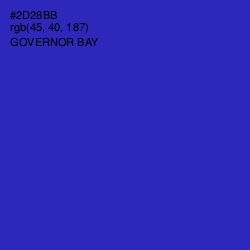 #2D28BB - Governor Bay Color Image