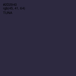 #2D2940 - Tuna Color Image