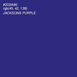 #2D2A80 - Jacksons Purple Color Image