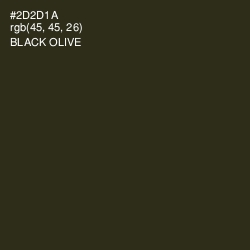 #2D2D1A - Black Olive Color Image