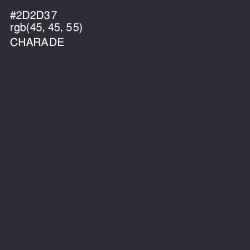 #2D2D37 - Charade Color Image