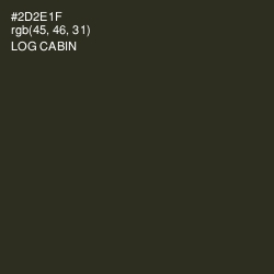 #2D2E1F - Log Cabin Color Image