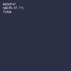#2D2F47 - Tuna Color Image