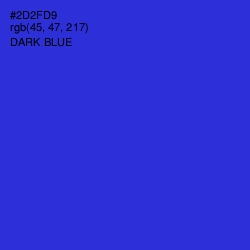 #2D2FD9 - Dark Blue Color Image