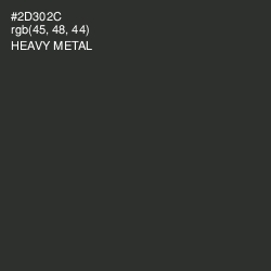 #2D302C - Heavy Metal Color Image