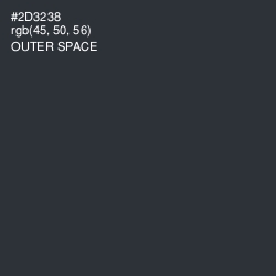 #2D3238 - Outer Space Color Image