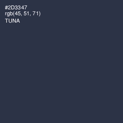 #2D3347 - Tuna Color Image