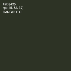 #2D3425 - Rangitoto Color Image