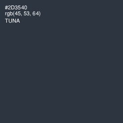 #2D3540 - Tuna Color Image