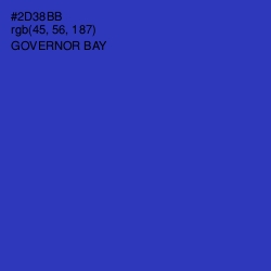 #2D38BB - Governor Bay Color Image