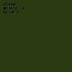 #2D3911 - Mallard Color Image