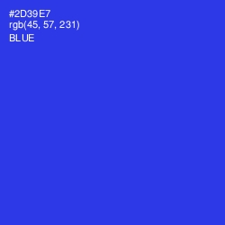 #2D39E7 - Blue Color Image