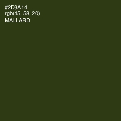 #2D3A14 - Mallard Color Image