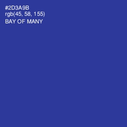 #2D3A9B - Bay of Many Color Image