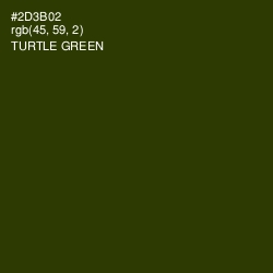#2D3B02 - Turtle Green Color Image
