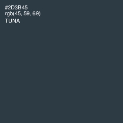 #2D3B45 - Tuna Color Image