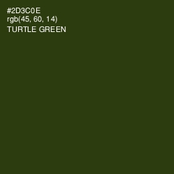 #2D3C0E - Turtle Green Color Image