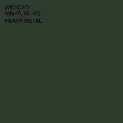 #2D3C2D - Heavy Metal Color Image