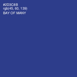 #2D3C8B - Bay of Many Color Image