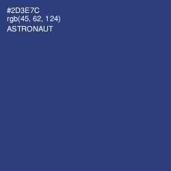 #2D3E7C - Astronaut Color Image