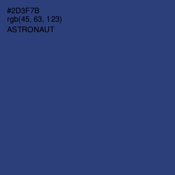 #2D3F7B - Astronaut Color Image