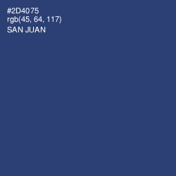 #2D4075 - San Juan Color Image