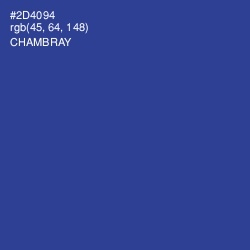 #2D4094 - Chambray Color Image