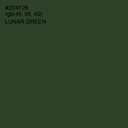 #2D4128 - Lunar Green Color Image