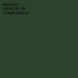 #2D422D - Lunar Green Color Image