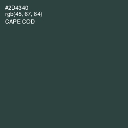 #2D4340 - Cape Cod Color Image