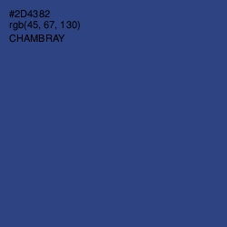 #2D4382 - Chambray Color Image