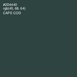 #2D4440 - Cape Cod Color Image