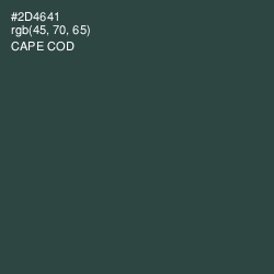 #2D4641 - Cape Cod Color Image