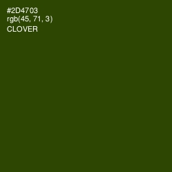 #2D4703 - Clover Color Image