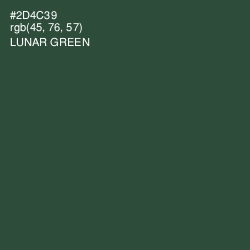 #2D4C39 - Lunar Green Color Image