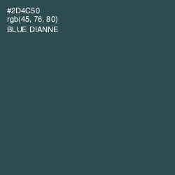 #2D4C50 - Blue Dianne Color Image