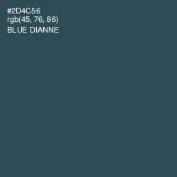 #2D4C56 - Blue Dianne Color Image